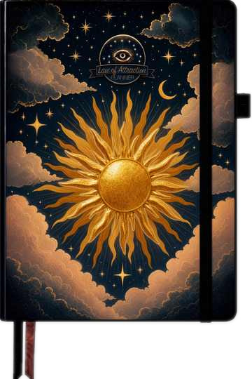 Peach sun sky